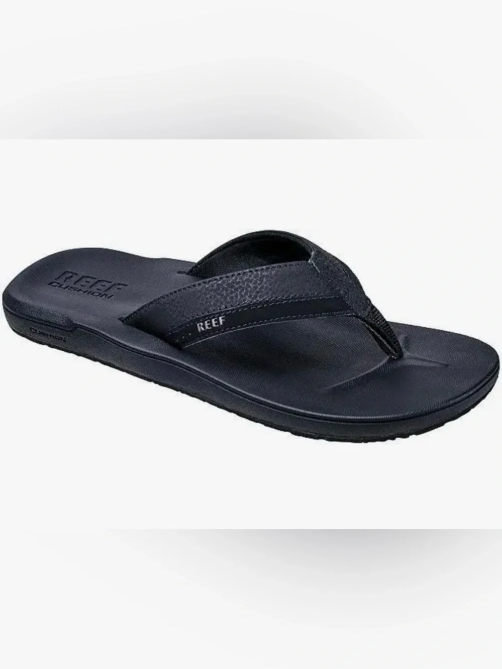 Reef Men's Black Cushion Flip Flop
